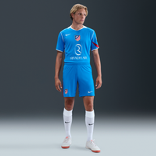 Club Atlético de Madrid 2025/26 Stadium Third Nike Dri-FIT Total 90-replica-fodboldshorts til mænd - blå