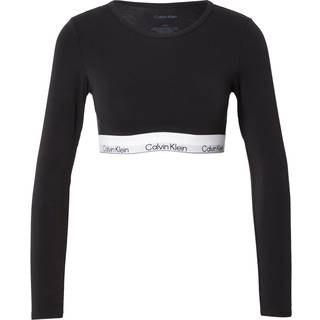 Long Sleeve T-shirt Bralette - Icon Cotton Modal - Black - S