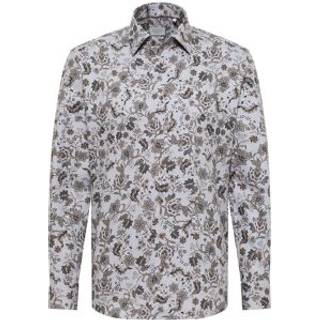 COMFORT FIT Shirt in silver printed