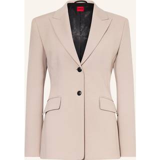 Taljeret regular fit blazer i stof med stræk