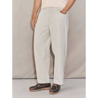 Next Ecru White EDIT Barrel Fit Jeans