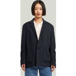 3D Boyfriend Blazer - Dark blue - Women