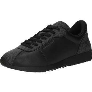 MK Rhodes Signature Logo and Leather Trainer - Black - Michael Kors - EU 46