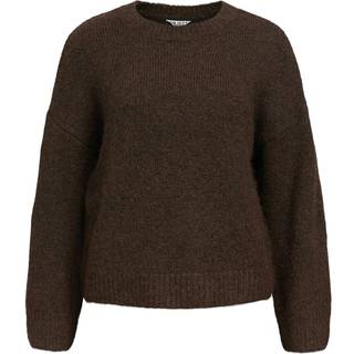 Object - Objsaggia Ls Lo Pullover - 4872679 Seal Brown Melange