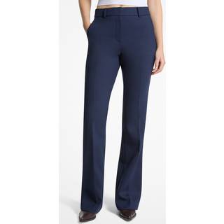 MK Bootcut Stretch Wool Blend Trousers - Blue - Michael Kors - EU 42