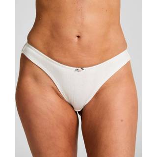 Hunkemöller Pointelle brasiliansk trusse hvid - L