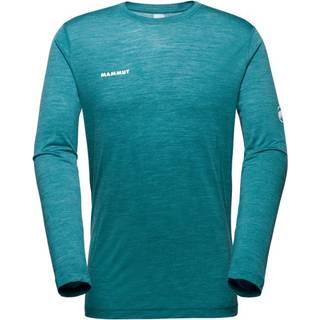 Mammut Tree Wool Firstlayer Longsleeve Funktionsshirt Herrer størrelse XL farve turkis