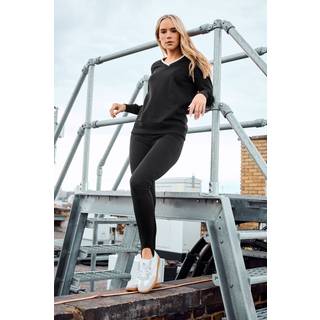 Lts Tall Black Cotton Stirrup Leggings Ex Long > 10 Lts | Tall Women's Leggings - Ex Long 10