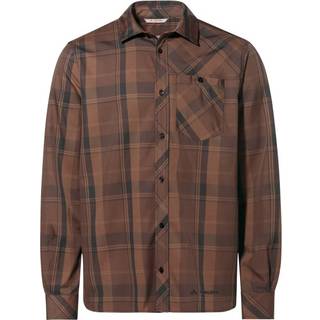 Vaude Neshan L/S Shirt IV Skjorte Herrer størrelse M farve brun