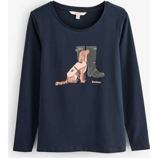 Barbour Hedley L/S T-Shirt - Dame - Navy