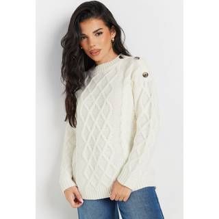 PixieGirl Petite PixieGirl Petite Cable Button Trøje