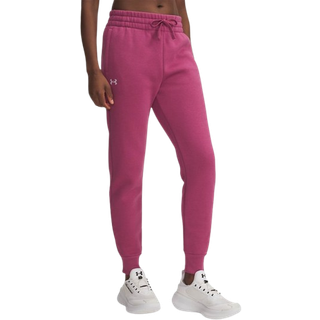 Under Armour Rival Fleece Women's Joggers Fuchsia Dusk / White S