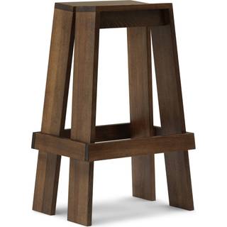 Normann Copenhagen Let Barstol H75 Brunlakeret Ask