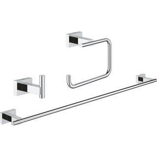 Grohe Essentials Cube Gæstebadeværelse tilbehørssæt 3 i 1, krom