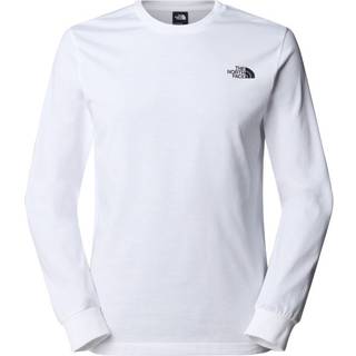 The North Face L/S Redbox Tee Longsleeve Herrer størrelse XXL farve hvid