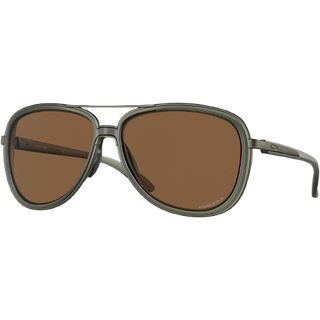 Oakley Kvinde OO4129 SPLIT TIME 412925 Solbriller Metal Grøn Kobber Rund Normal Prizm