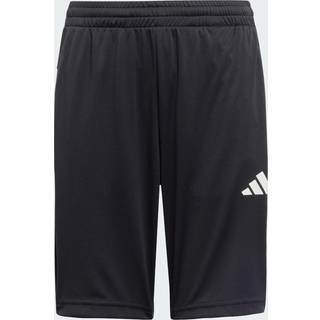 Train Essentials 3-Stripes Kids shorts - Black / White - 152