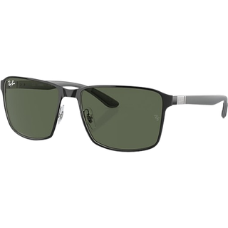 Ray - Ban Unisex RB3721 914471 Solbriller Metal Sort Grøn Firkantet Normal