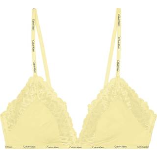 Triangle Bra - Soft Stretch Lace - Yellow - L