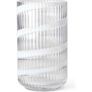 Swirl vase 25 cm, hvid