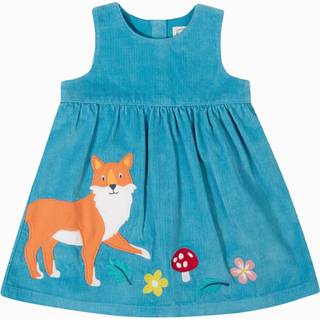 Frugi Frugi Blå Lilje Kjole Med Flødemønstret Tryk - 6874cm