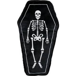 Skelett im Sarg Dekokissen 51cm