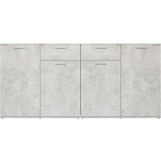 Skænk 160X36X75 Cm Konstrueret Træ - 160 cm / Betongrå