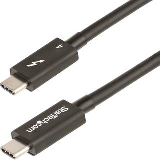 STARTECH 3ft 1m Thunderbolt 4 Cable 40Gbps 100W PD 4K/8K Video Intel-Certified Compatible w/Thunderbolt 3/USB 3.2/DisplayPort