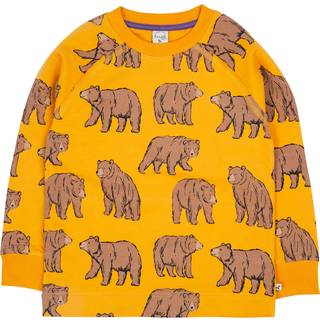 Frugi Frugi Gul Ethan Printet Sweatshirt