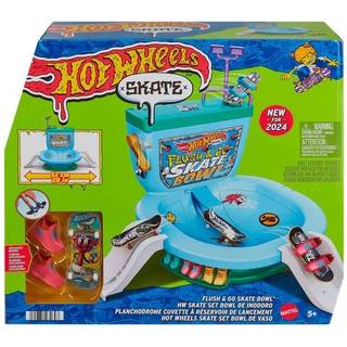 Hot Wheels Flush & Go Fingerskateboard inkl. Skatebowl