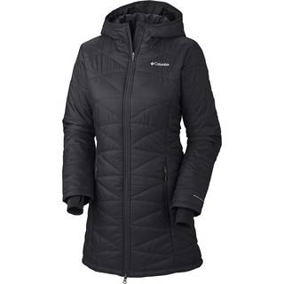 Columbia kvinders m?gtige lite h?tte jakke sort lille