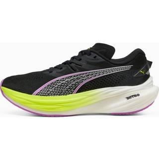 Puma Deviate Nitro 3 Neutral Running Shoe Women - Black, Yellow, Size 5.5 - black