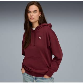 PUMA Essentials Elevated Comfort Hoodie Women, Clothing, Ruby Shimmer, XXS
