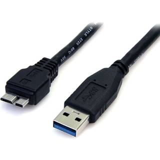 STARTECH "0,5m Black SuperSpeed USB 3.0 Cable A to Micro B - M/M"