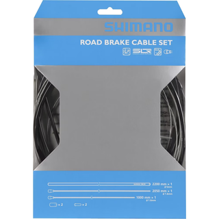 Shimano Racer SLR bremsekabel sæt sort