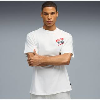 PUMA HooperHotline Tee I Men, Clothing, White, 3XL
