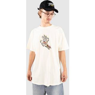 Santa Cruz Burnt Bone Hand T-shirt - M - unbleached cotton