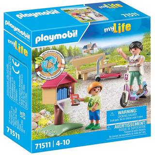 Playmobil 71511 My Life Byggesæt Bogbytte for Bogorme