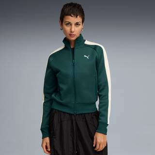 PUMA T7 ALWAYS ON Short Track Jacket Women, Clothing, Green Terrain, S