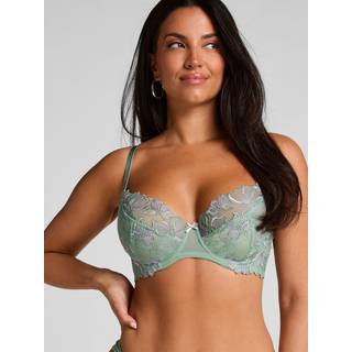 Hunkemöller Ikke-formstøbt bøjle-bh Lauren grøn - 80C