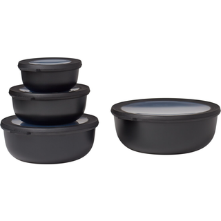 Cirqula lav Skålesæt 4 stk. fra Mepal - Black farve - Polypropylene