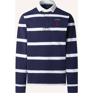 HACKETT Herren Pullover blau Gestreift Classic Fit