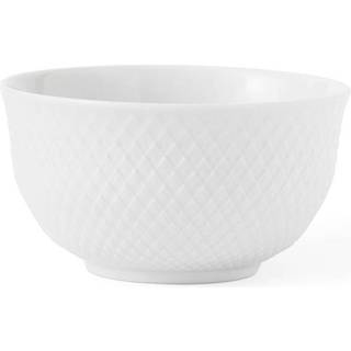 Lyngby Porcelæn Rhombe skål 50 cl Hvid
