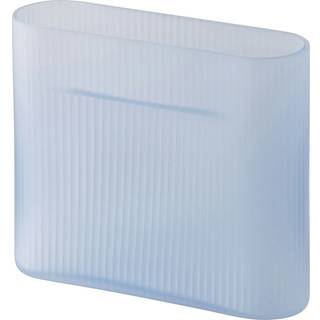 Muuto Ridge vase matteret glas 16,5 cm Light blue
