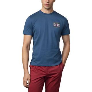 Hackett Rally Union Jack T Shirt Blue