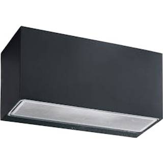 Norlys Asker, LED væglampe, Up/Down, sort, IP65