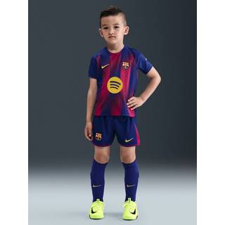 FC Barcelona 2025/26 Stadium Home Nike Football Replica-sæt i tre dele til mindre børn - blå - M