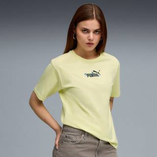 PUMA Essentials Nature 2.0 Relaxed Tee Women, Clothing, Gold Moon, M