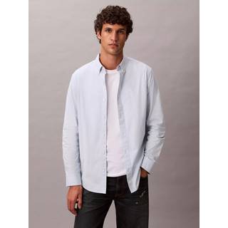 Calvin Klein Calvin Klein Blue Solid Classic Oxford Button-Down Shirt - xsmall