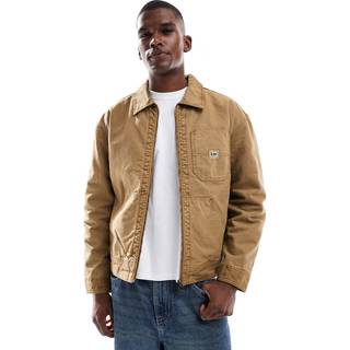Lee 91W Regular Lined Workwear Jacket Dark Khaki Size M